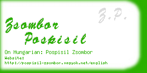 zsombor pospisil business card